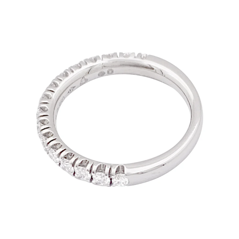 Alliance Cartier "Etincelle" platine, diamants. - Image 3