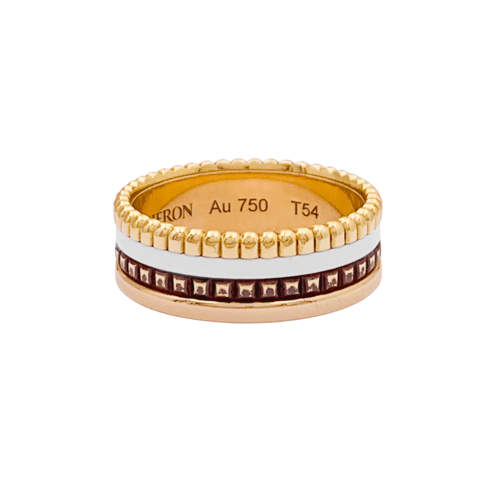 Bague Boucheron,"Quatre", en ors rose, blanc et jaune. - Image 3