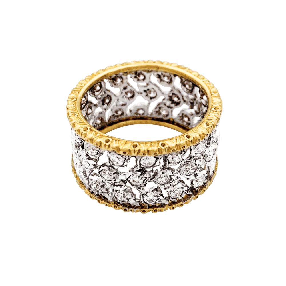 Bague Buccellati, « Éternelle Band », deux ors. - Image 2