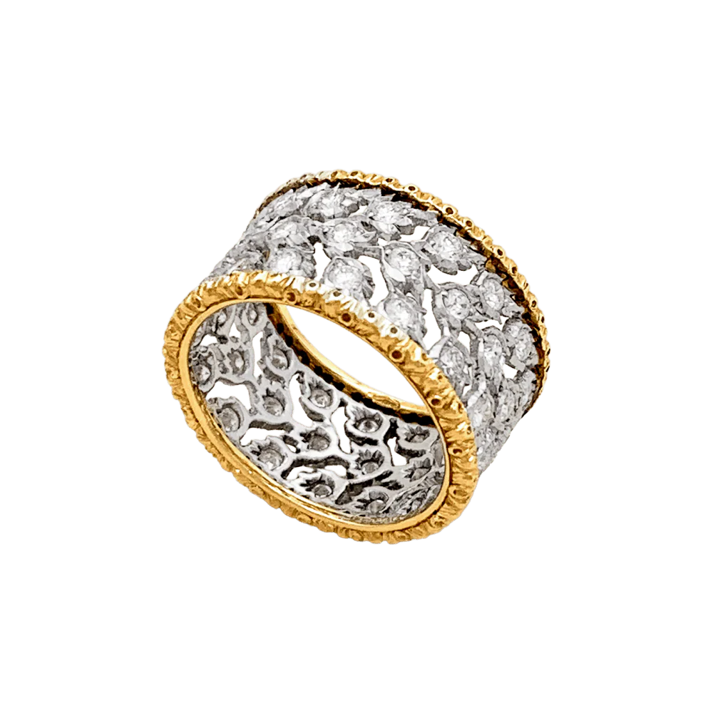 Bague Buccellati, « Éternelle Band », deux ors. - Image 3
