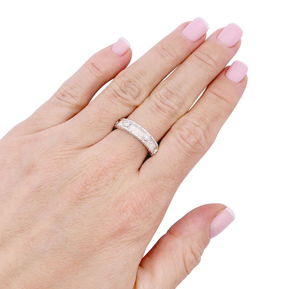Bague Buccellati "Eternelle Macri Capri" or blanc, diamants. - Image 5