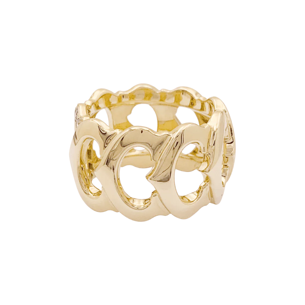 Bague Cartier, "C de Cartier", or jaune, diamants. - Image 2
