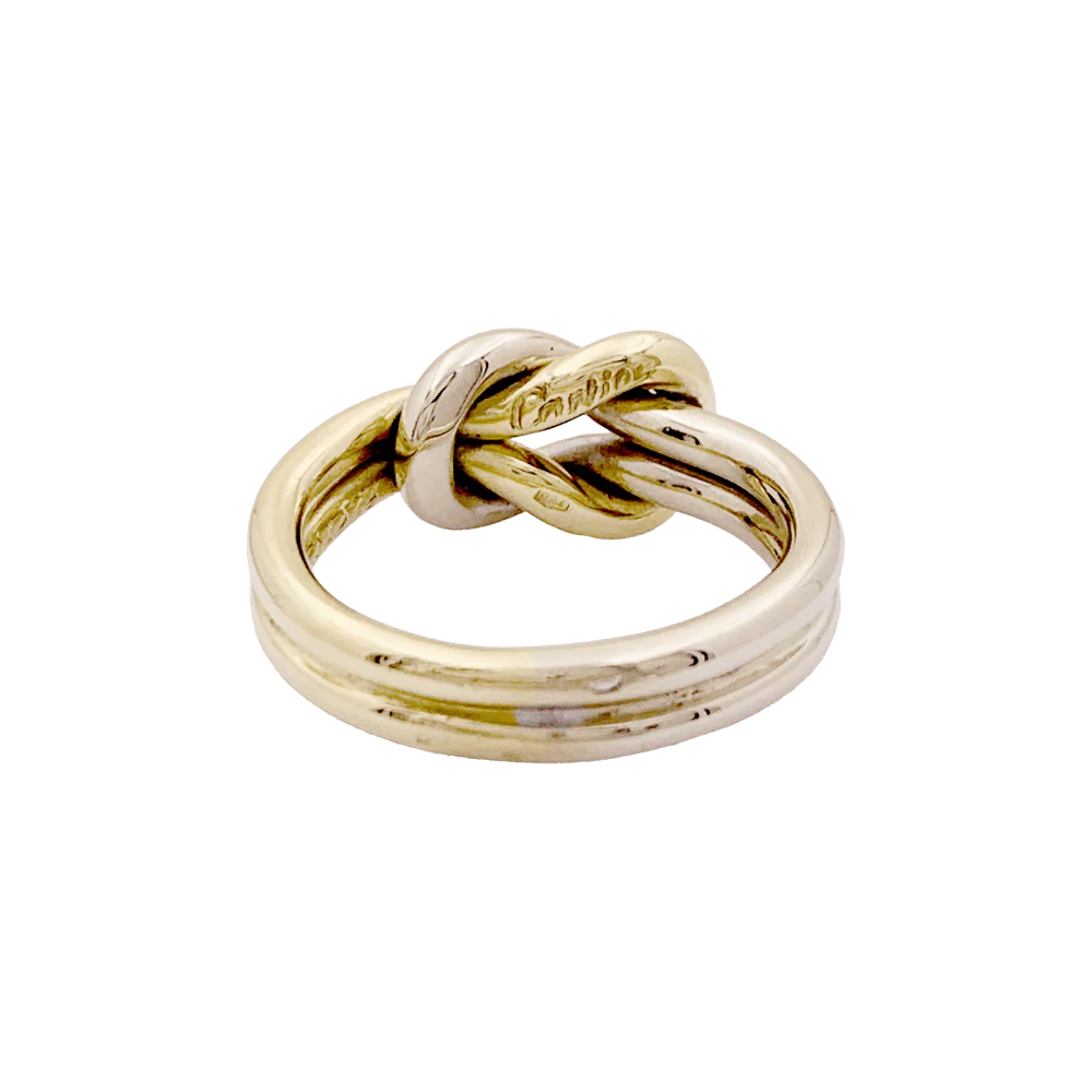 Bague Cartier, "Noeud d'Héraclès" deux ors. - Image 3