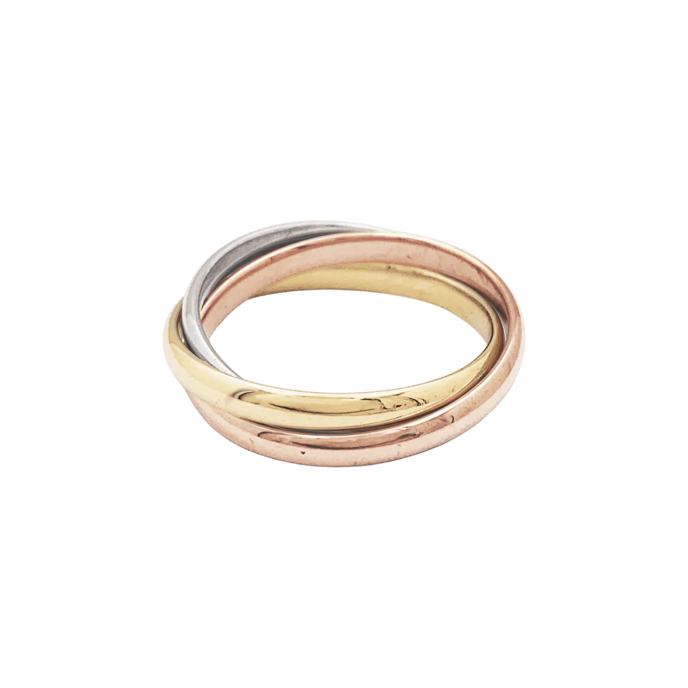 Bague Cartier, "Trinity", 3 ors, petit modèle. - Image 3
