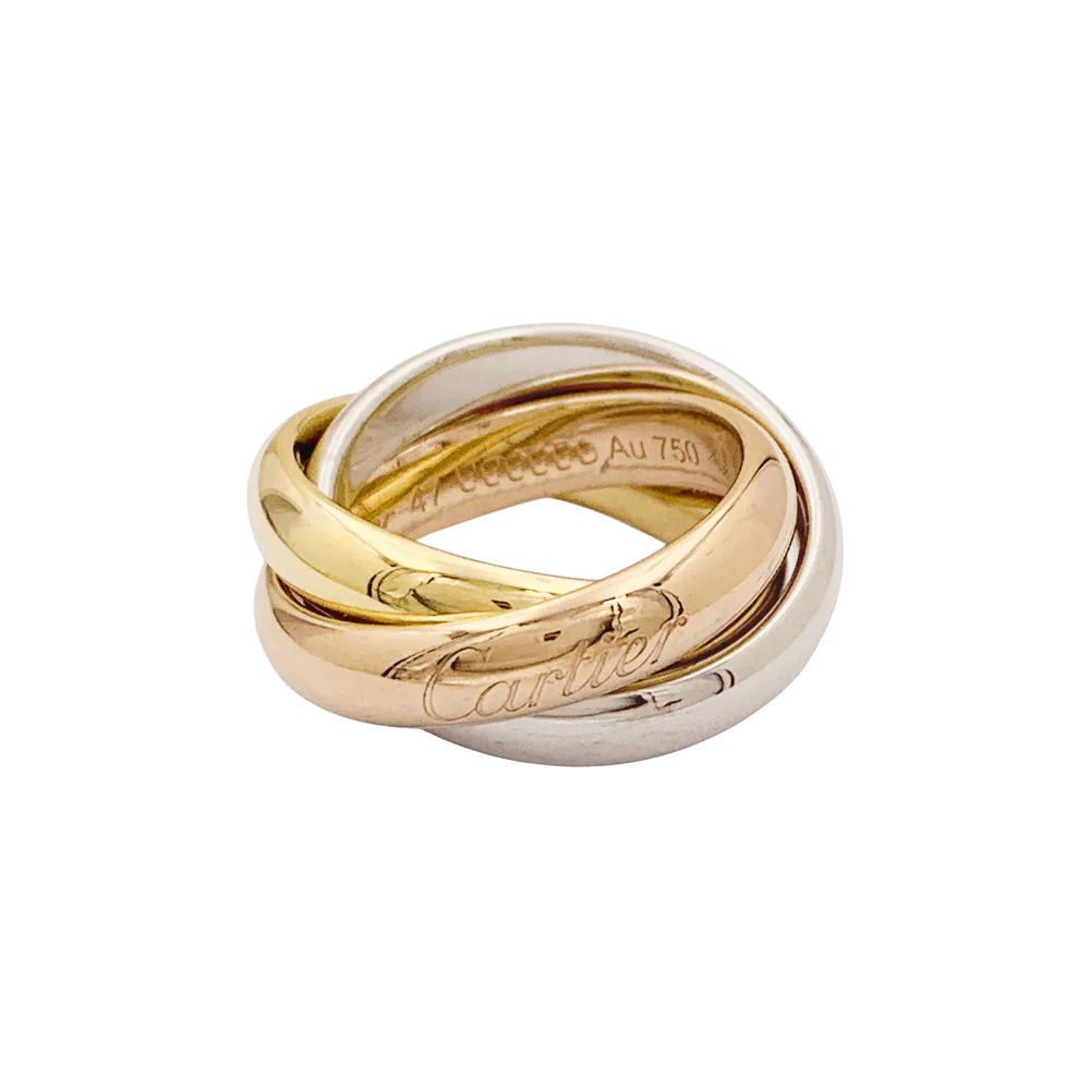 Bague Cartier, "Trinity", 3 tons d'or. - Image 2