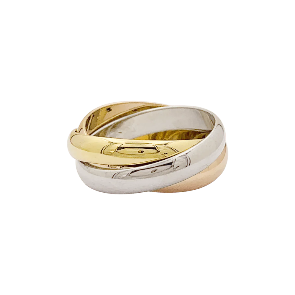 Bague Cartier, "Trinity", 3 tons d'or. - Image 3