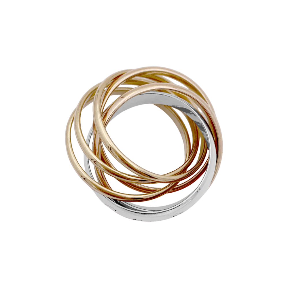Bague Cartier, "Trinity", 3 tons d'or. - Image 3