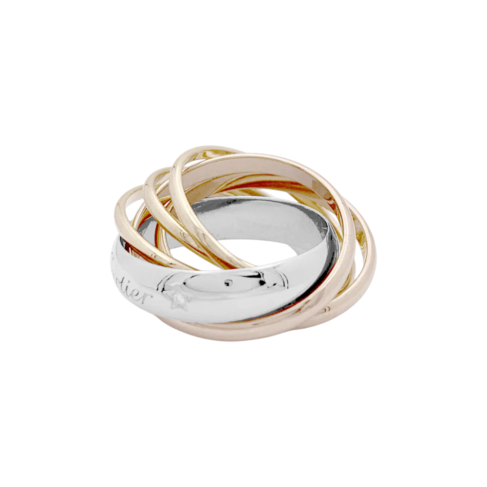 Bague Cartier, "Trinity", 3 tons d'or. - Image 4