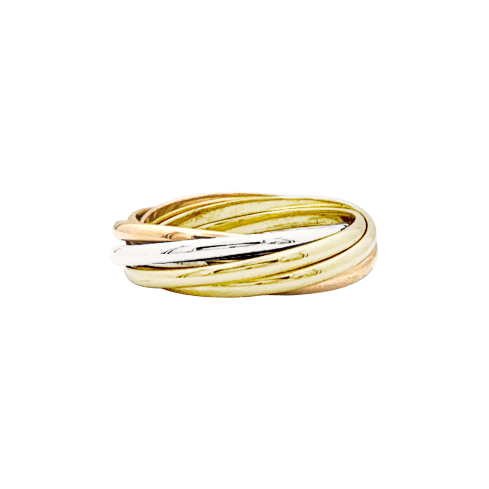 Bague CARTIER, « Trinity 7 anneaux », 3 ors. - Image 2