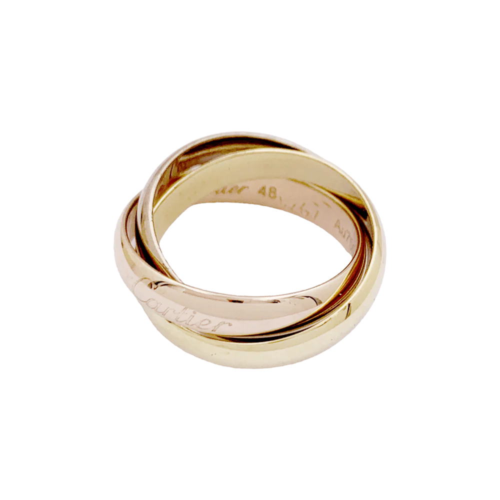Bague Cartier, "Trinity Classique", trois ors. - Image 3