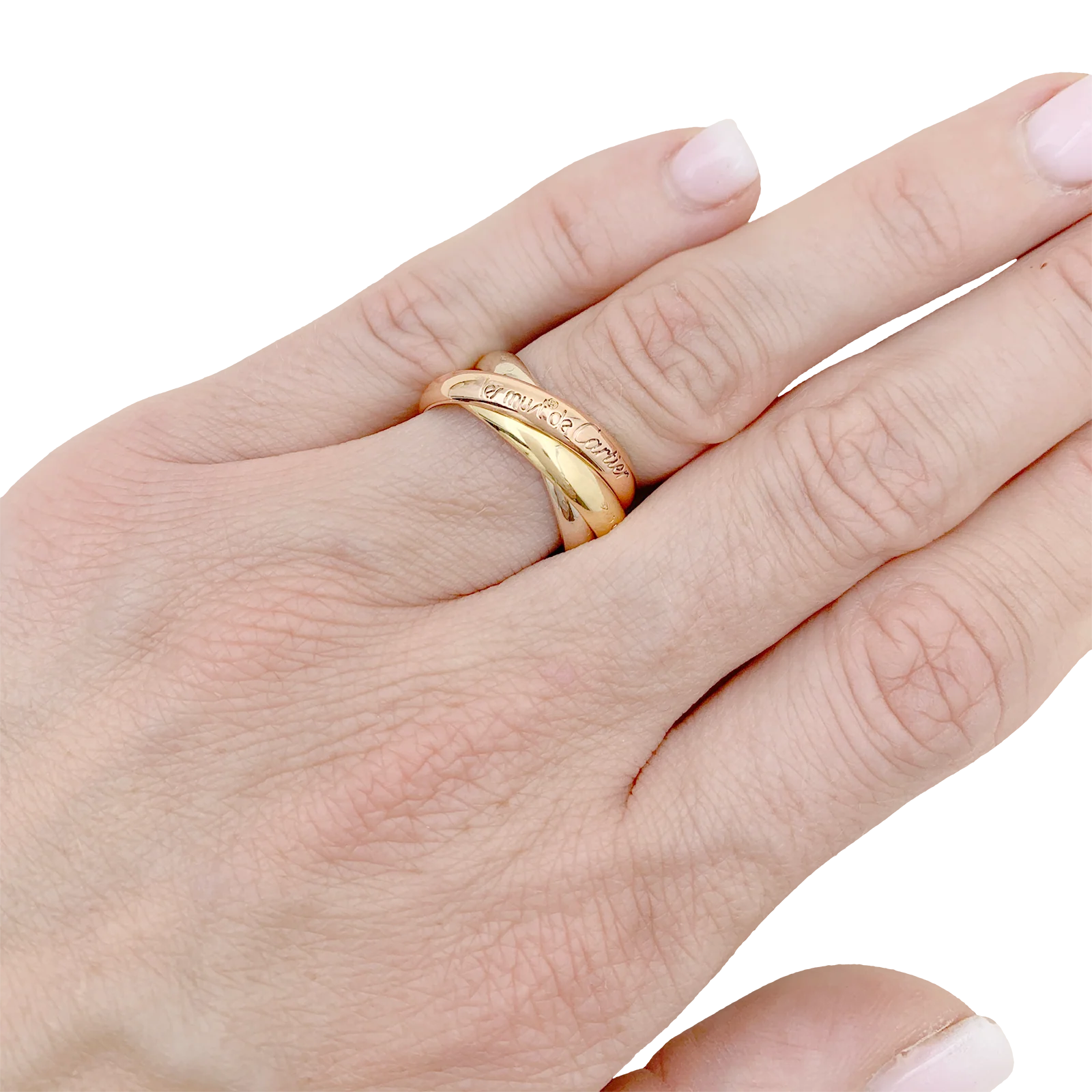 Bague CARTIER Trinity Must, trois ors. - Image 5