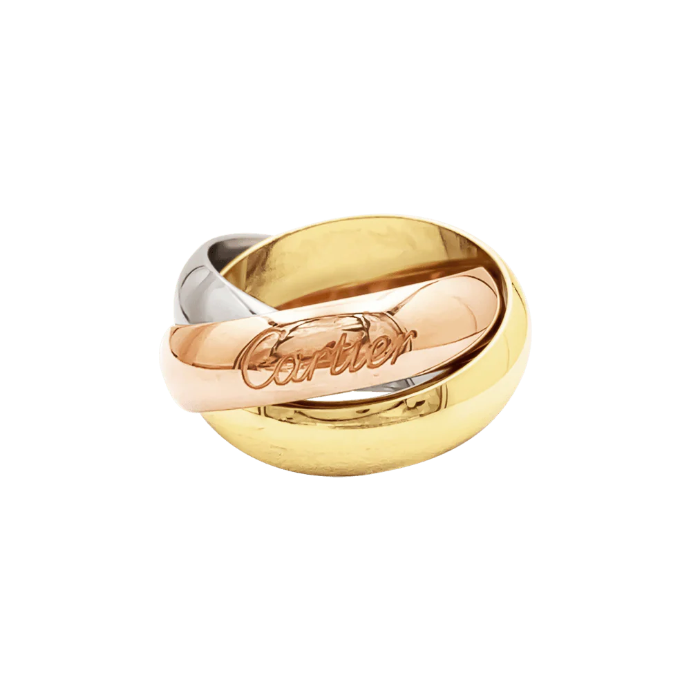 Bague Cartier, "Trinity", or jaune, or blanc, or rose.