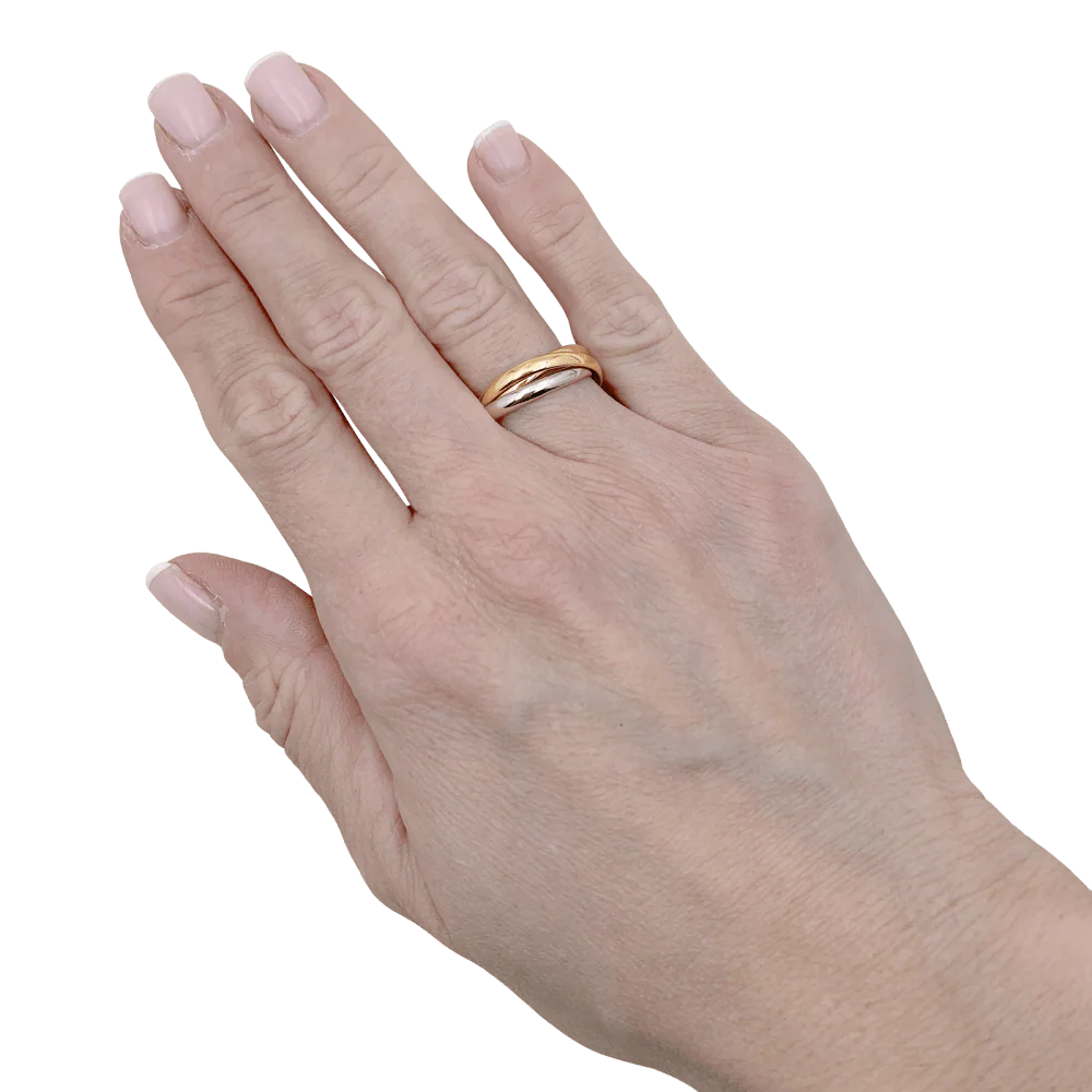 Bague Cartier, "Trinity", trois ors. - Image 6