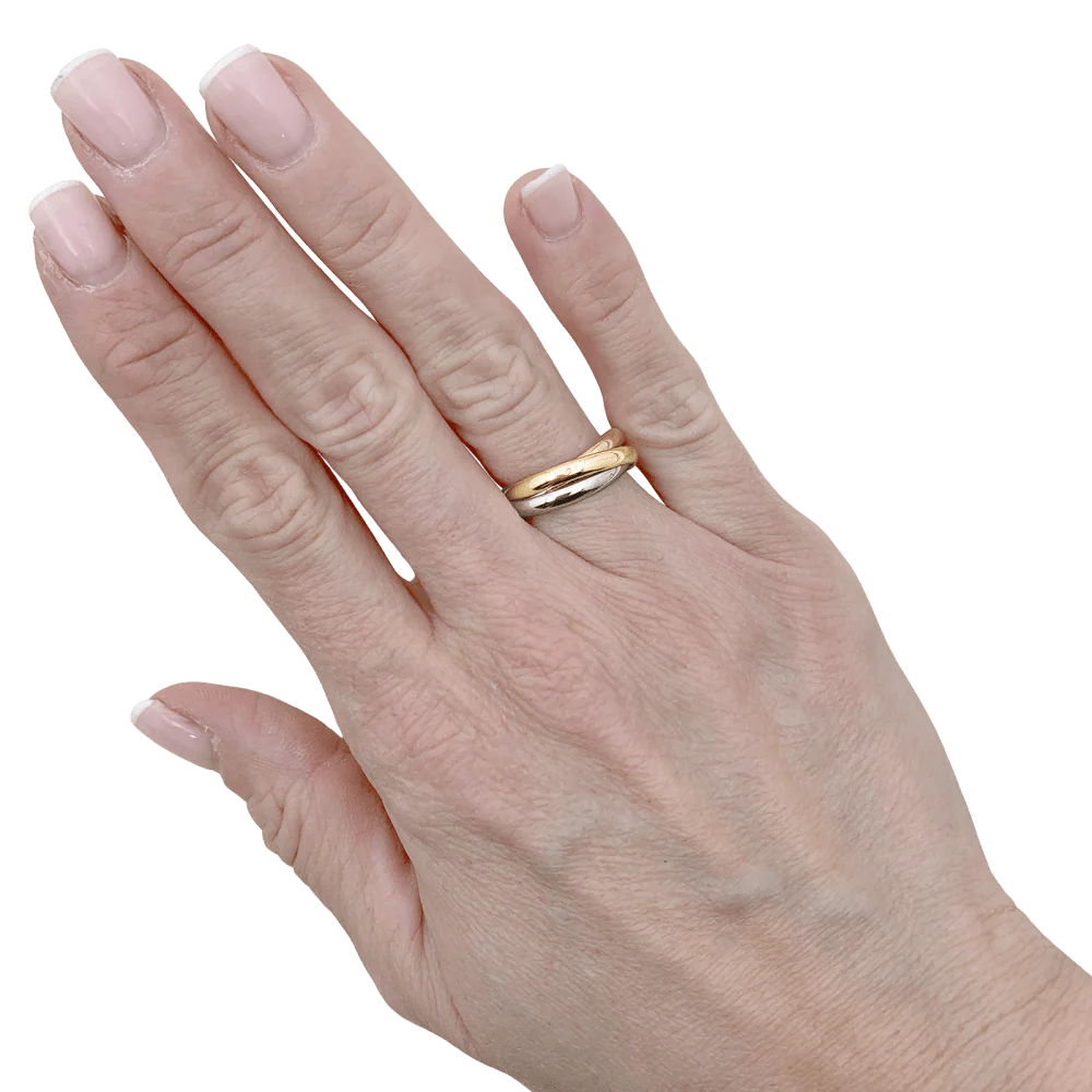 Bague Cartier, "Trinity", trois ors. - Image 7