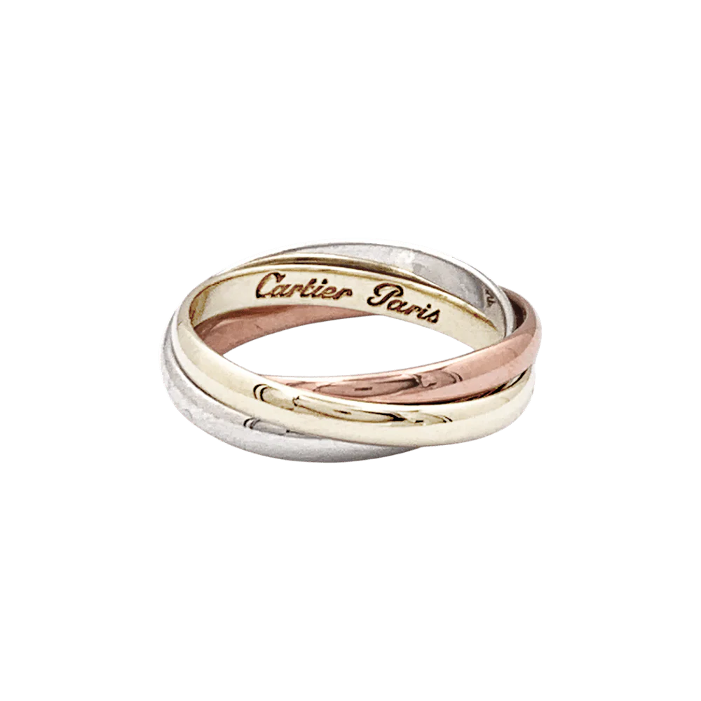 Bague Cartier, "Trinity" trois tons d'or. - Image 4