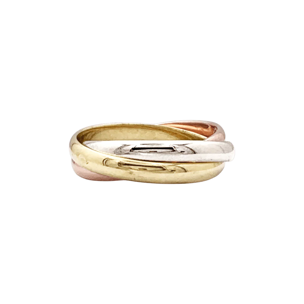 Bague Cartier, "Trinity", trois tons d'or. - Image 3