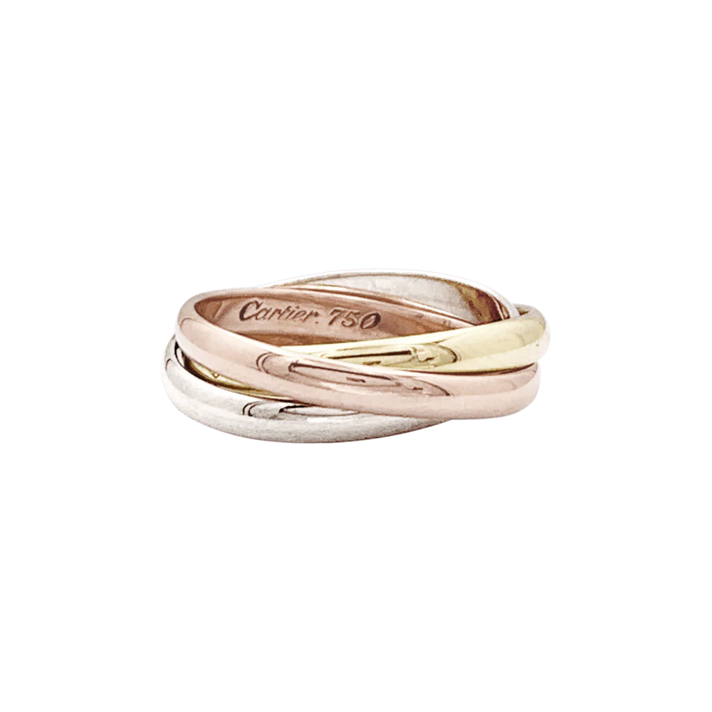 Bague Cartier, "Trinity", trois tons d'or. - Image 4