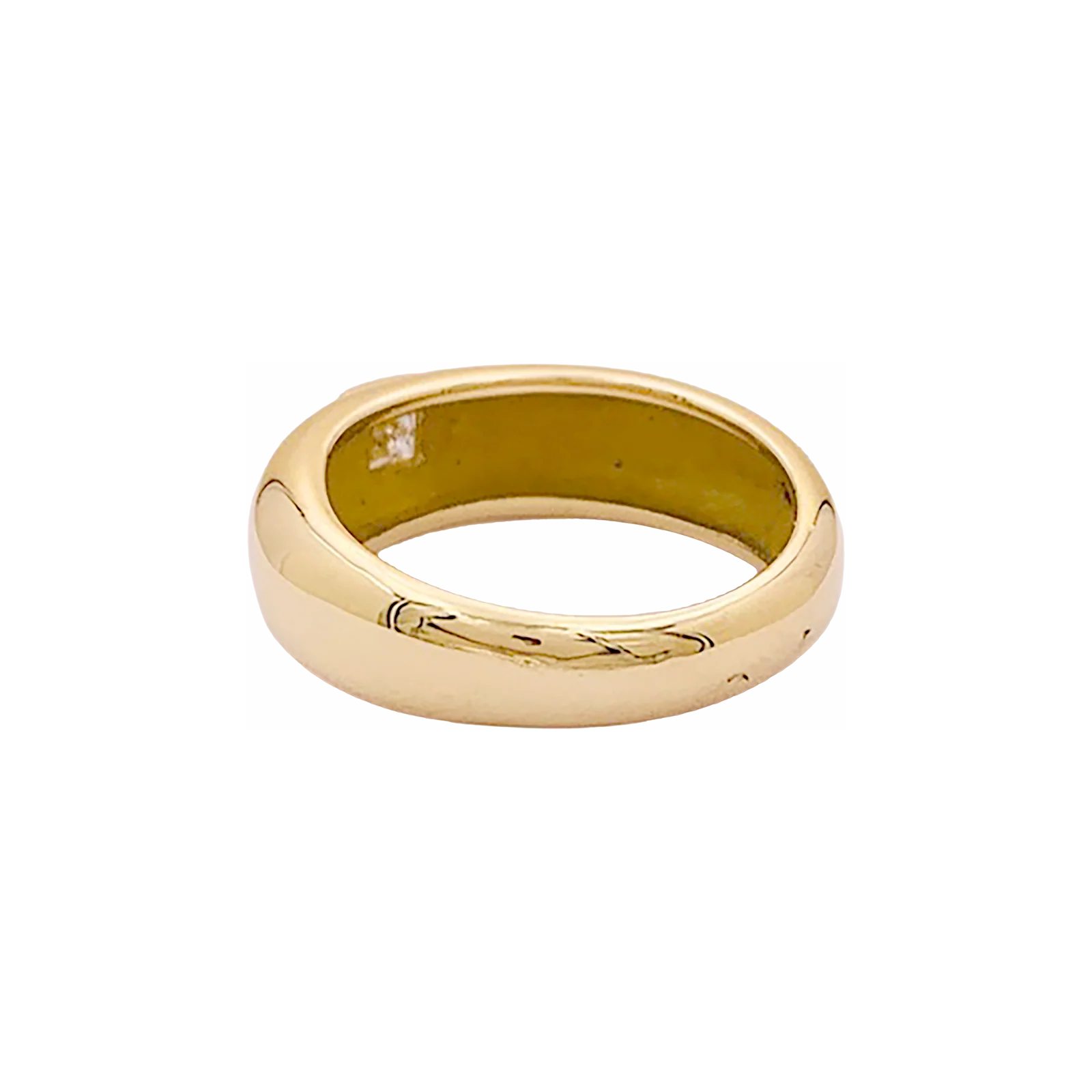 Bague Chaumet, "Anneau", or jaune, diamant princesse. - Image 4