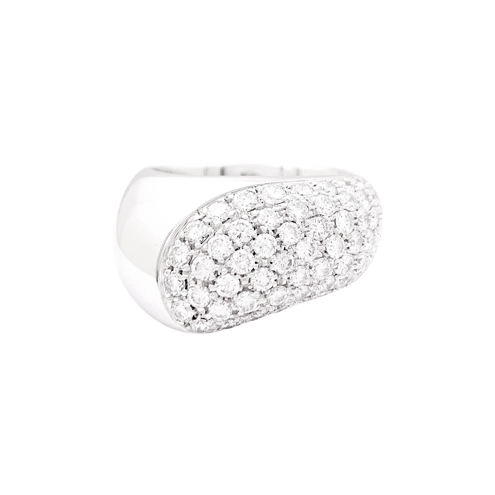 Bague Chaumet, "Hommage à Venise", or blanc, diamants. - Image 3
