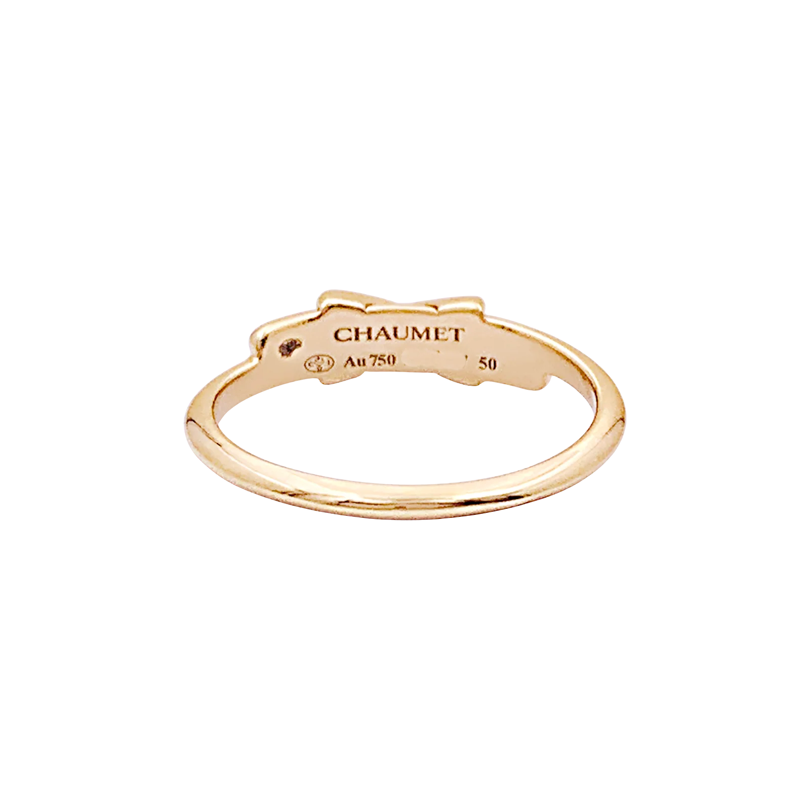 Bague Chaumet, "Jeux de Liens", or rose et diamants. - Image 4