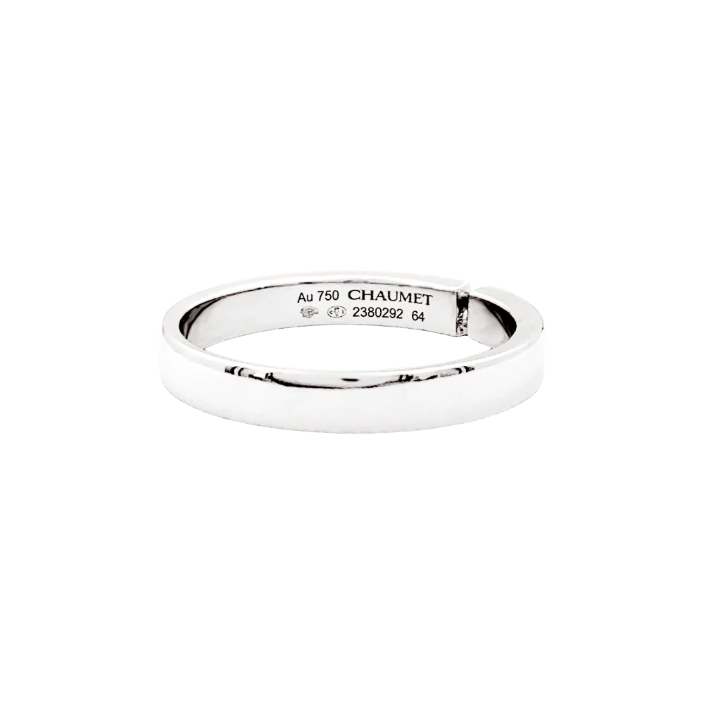 Bague Chaumet , "Liens évidence", or blanc. - Image 5