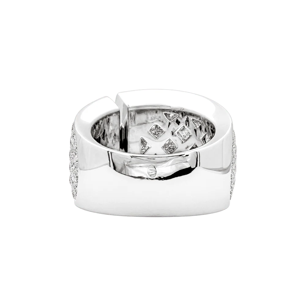 Bague Chaumet, "Liens XL", or blanc, diamants. - Image 3