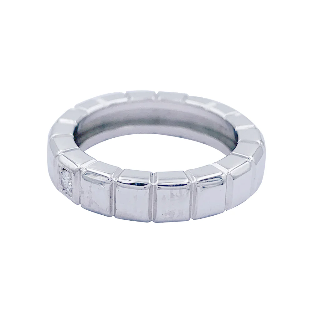 Bague Chopard, "Ice Cube", or blanc, diamant. - Image 6