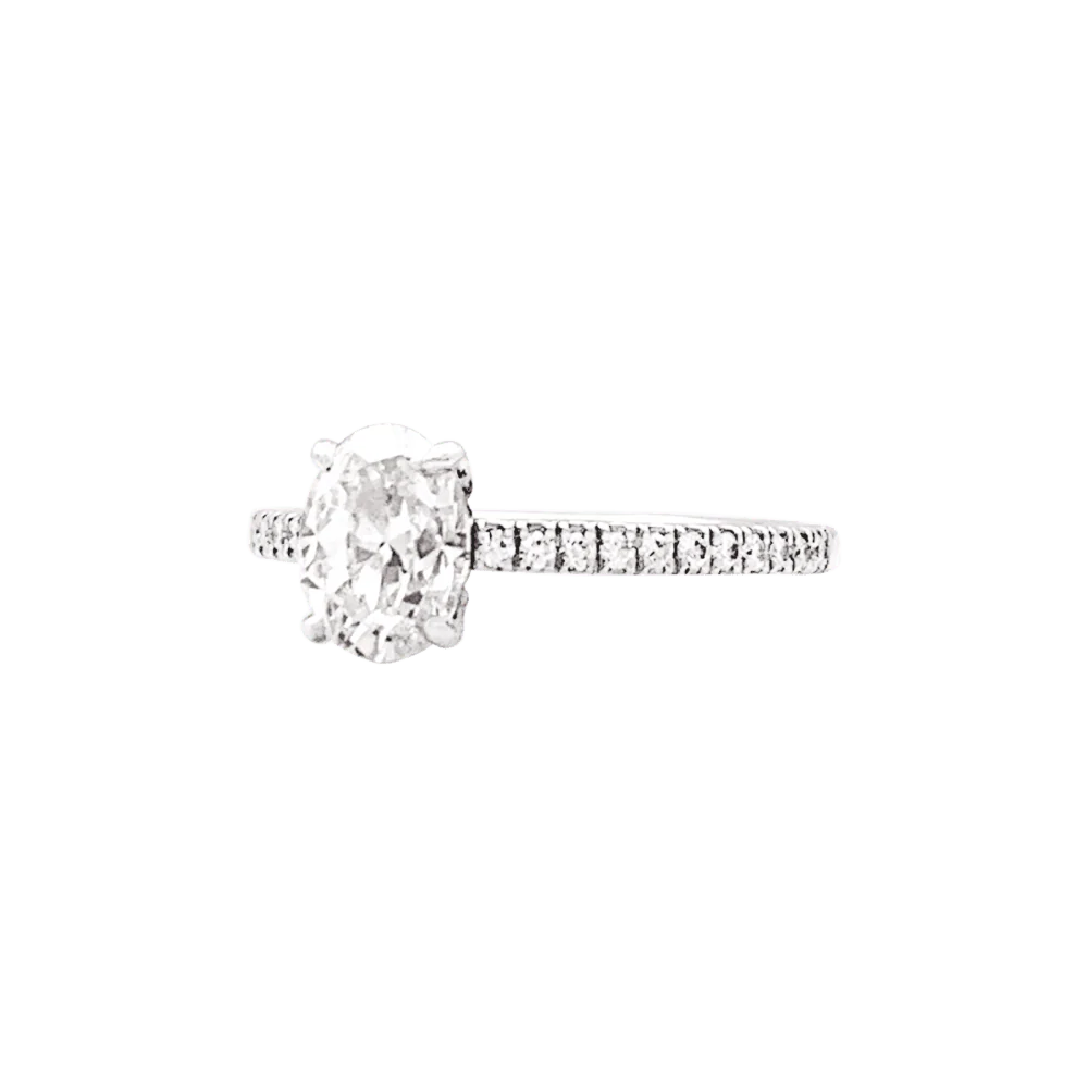 Bague diamant ovale, 1ct. - Image 4