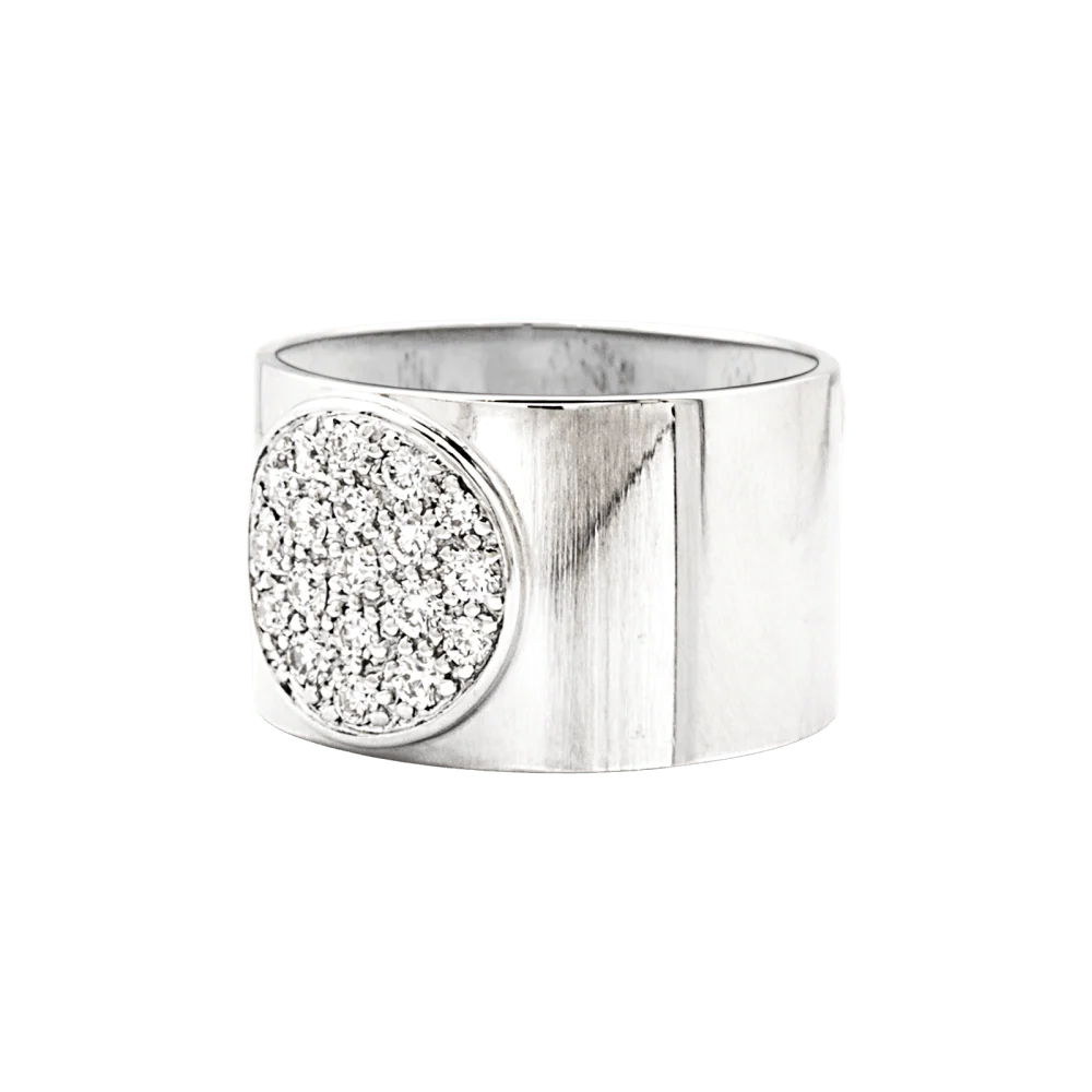 Bague Dinh Van, "Anthea", or blanc et diamants. - Image 2