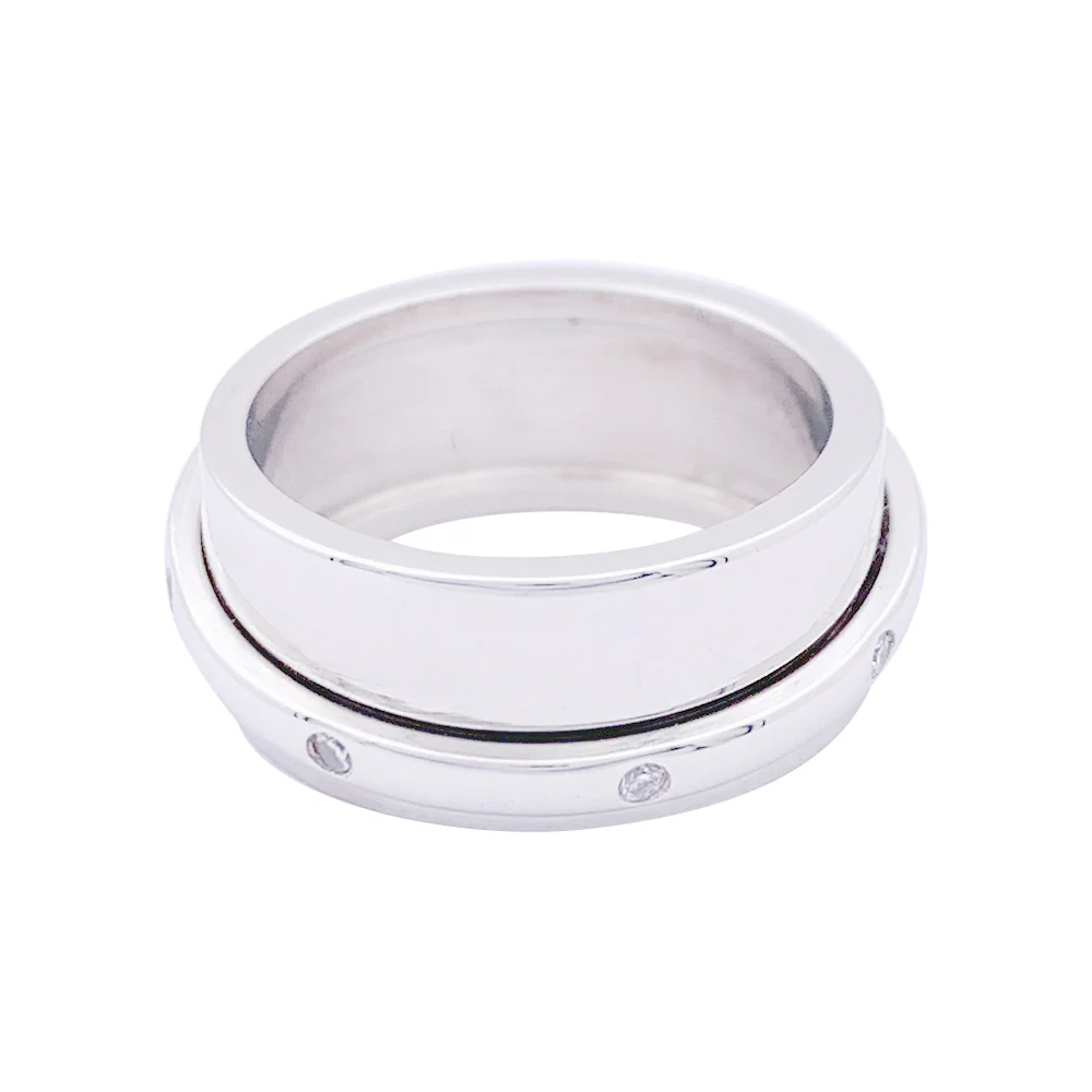 Bague Dinh Van, "Ariane", or blanc, diamants. - Image 4