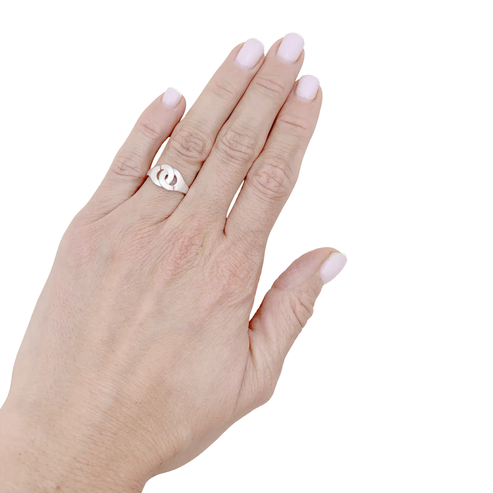 Bague Dinh Van, "Menottes R8", or blanc. - Image 6