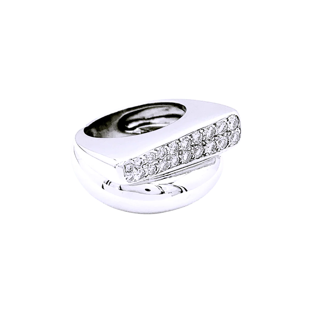 Bague Fred "Success" en or blanc et diamants. - Image 3