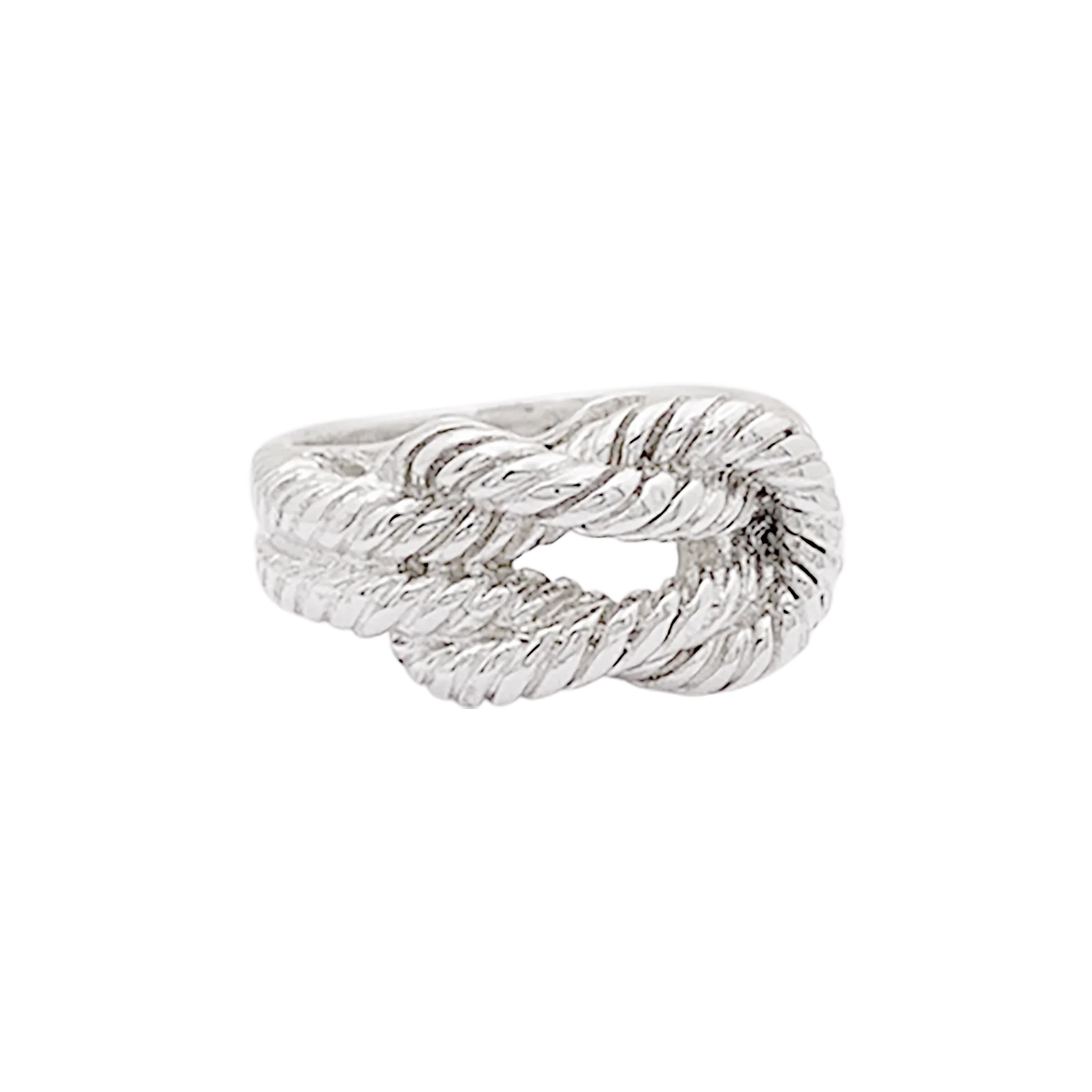 Bague HERMÈS, "Audierne" en argent. - Image 2