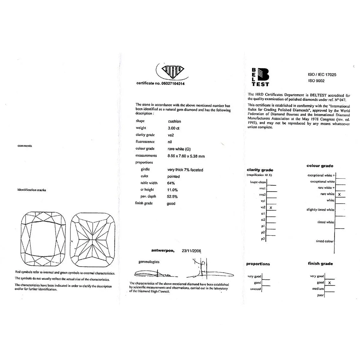 Bague Mauboussin, "Subtil Message", or blanc, diamant coussin. - Image 11
