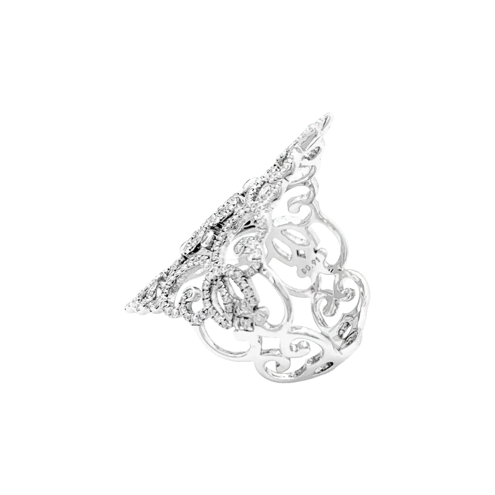 Bague Messika, "Eden", or blanc, diamants. - Image 3