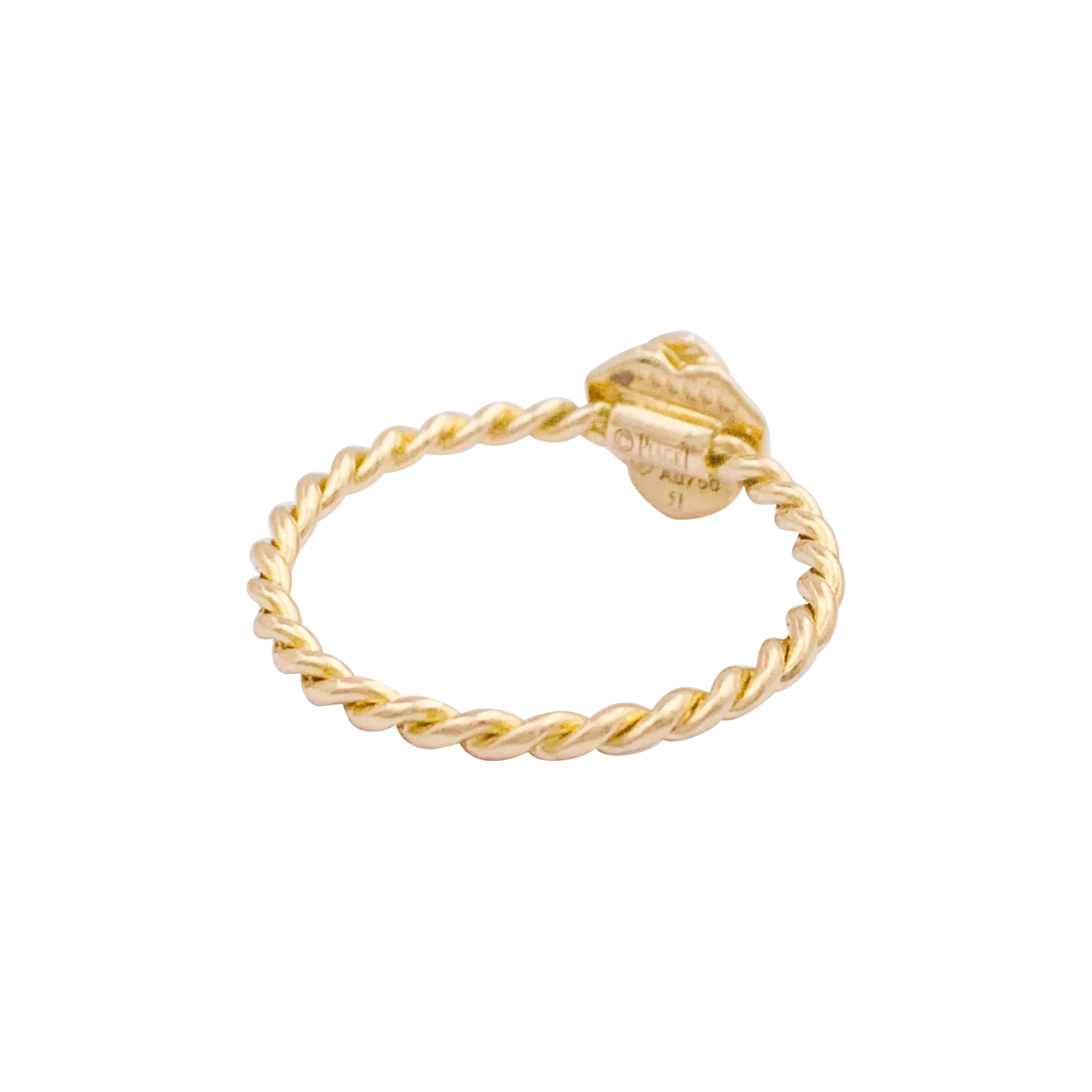 Bague Piaget, "Rose Piaget", or jaune, diamants. - Image 3