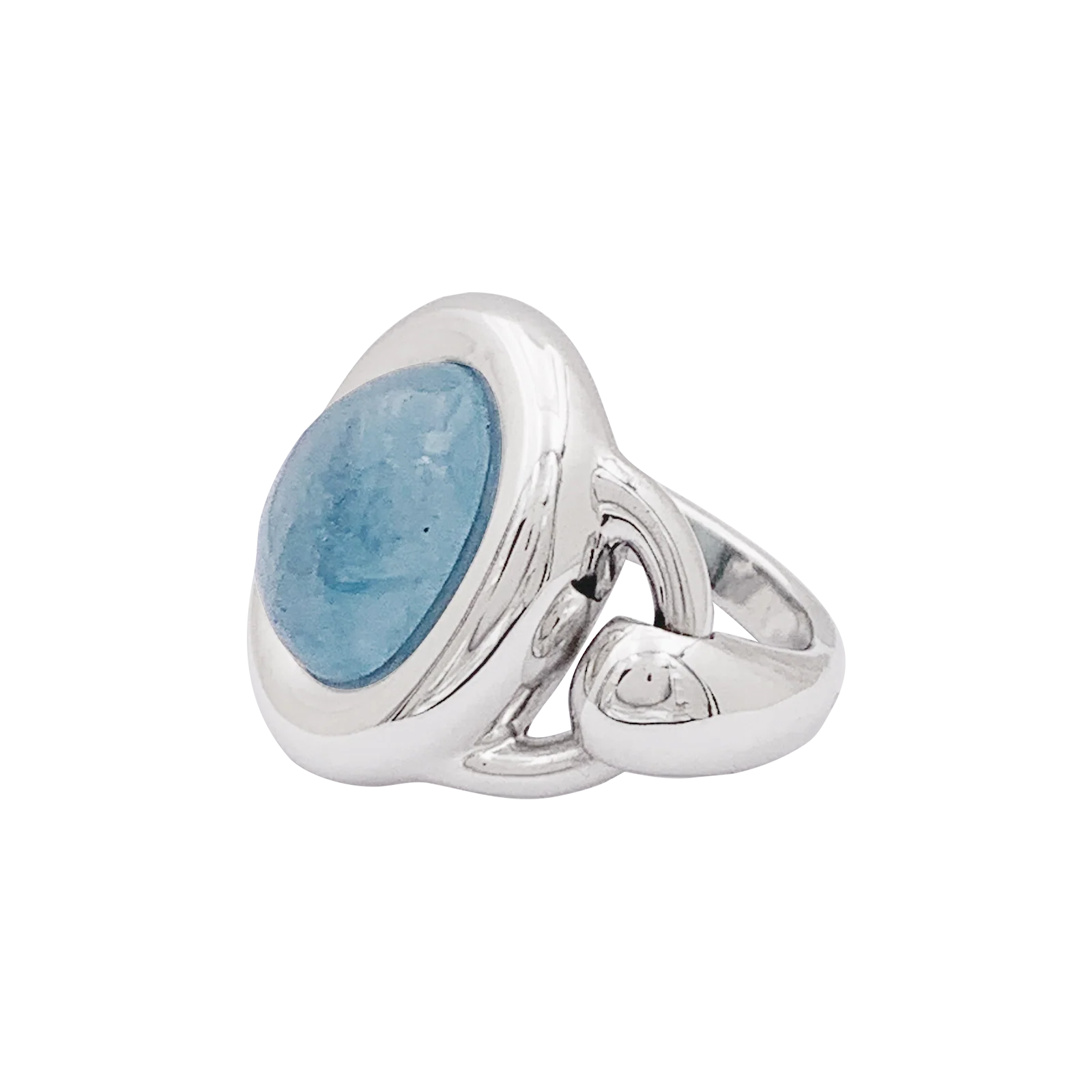 Bague Poiray, aigue-marine et or blanc - Image 4