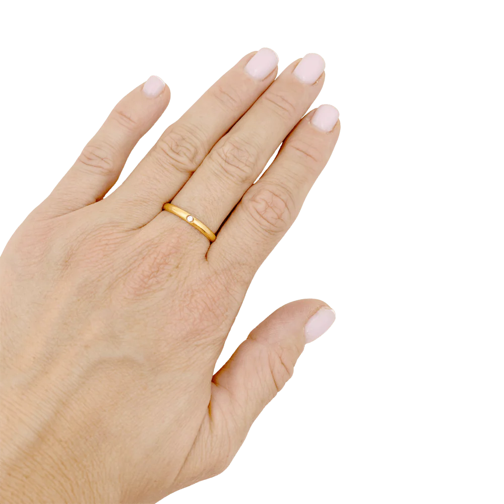 Bague Pomellato, "Lucciole", or jaune, diamant. - Image 4