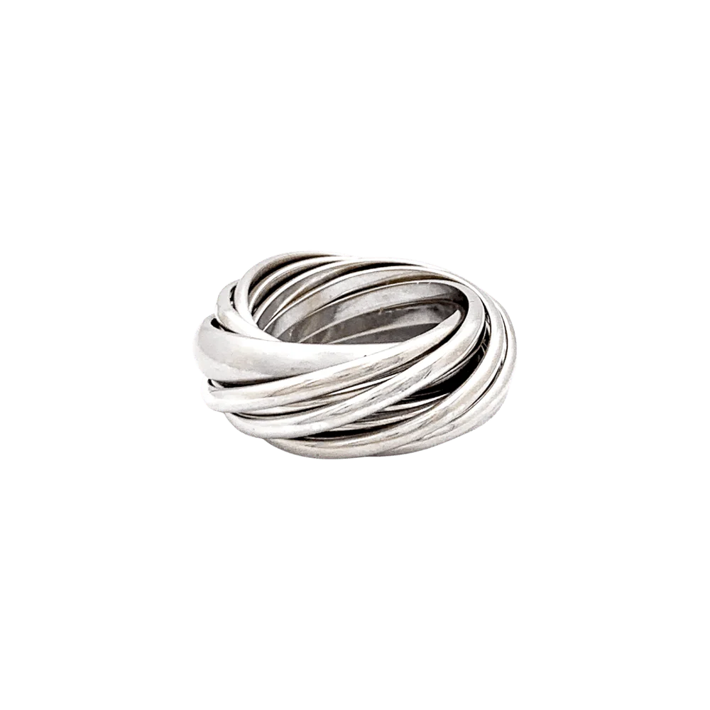 Bague Pomellato,"Mille cercles", or blanc. - Image 2
