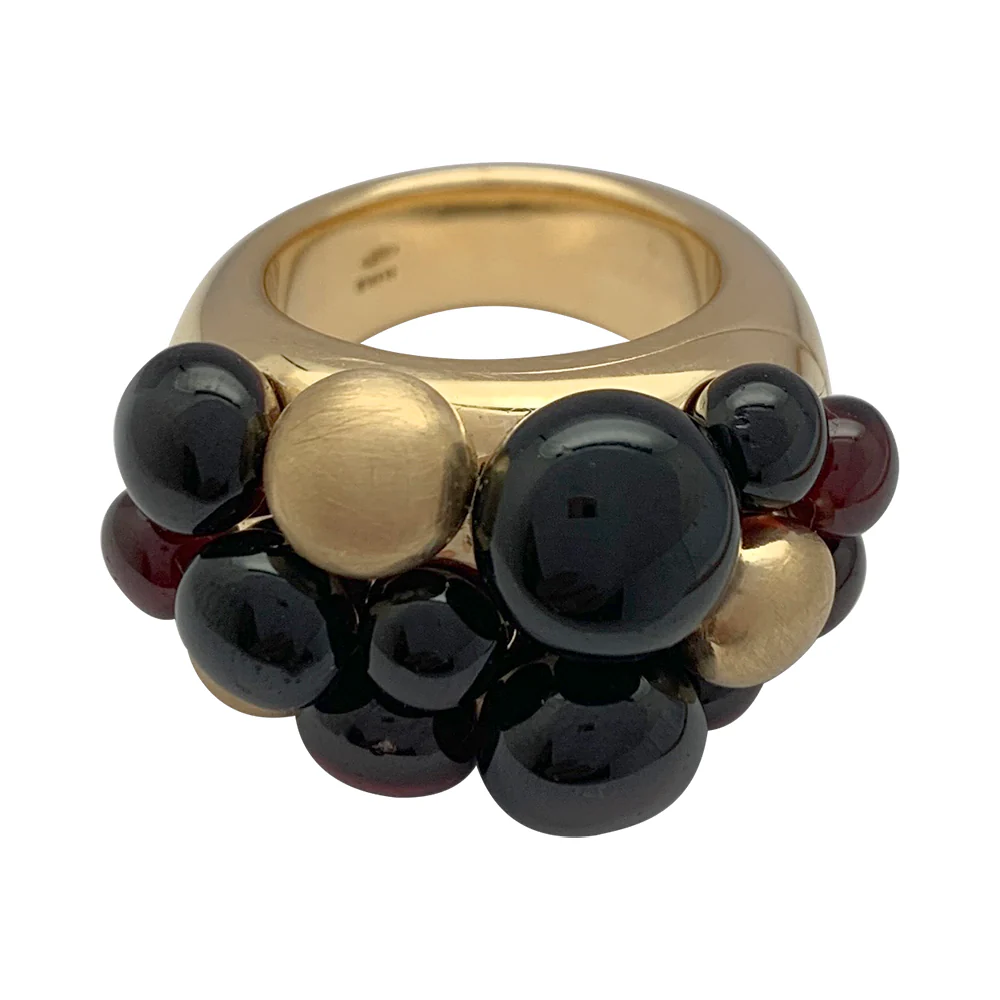 Bague Pomellato, "Mora", or jaune, grenats. - Image 4