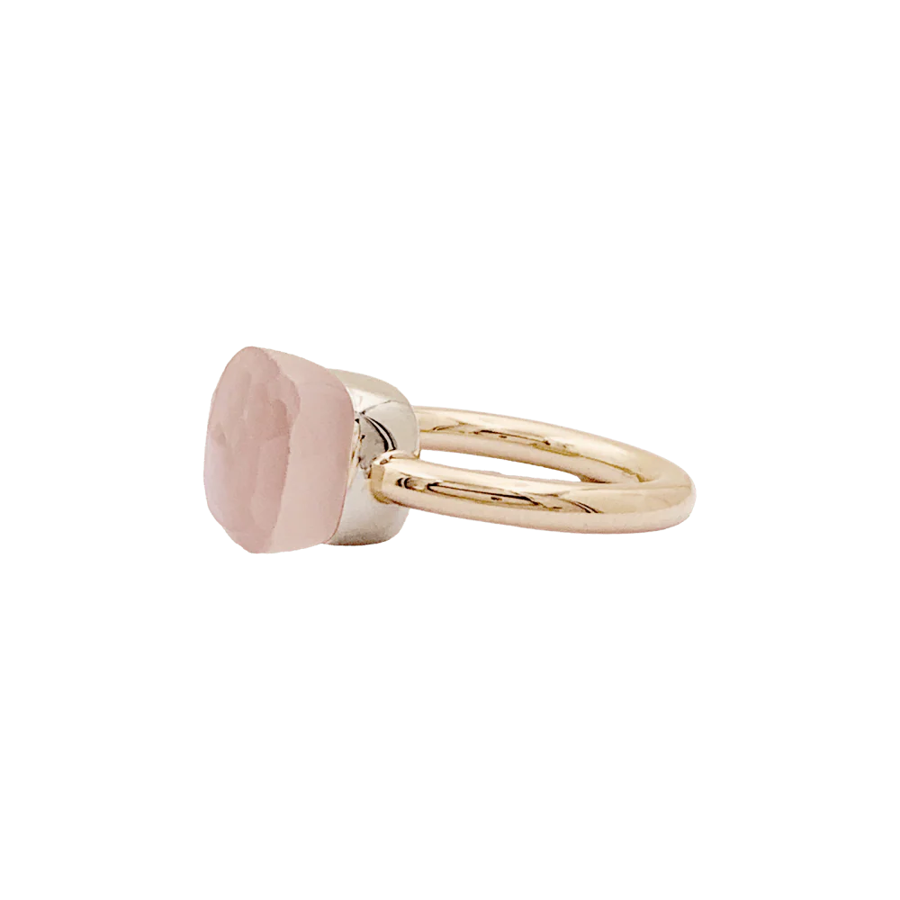 Bague Pomellato, "Nudo Classic", or rose et quartz rose. - Image 4