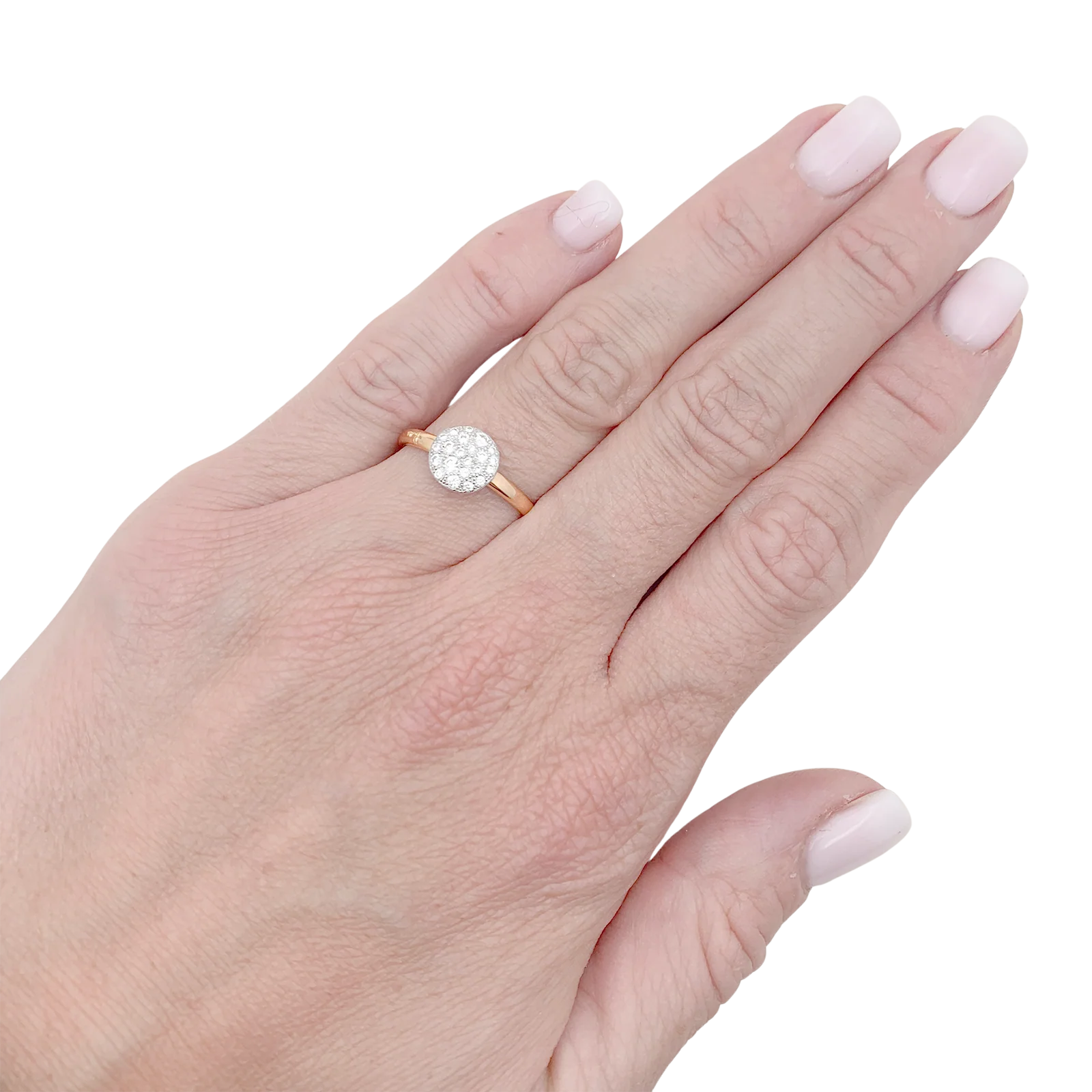 Bague Pomellato "Sabbia" or, diamants. - Image 5