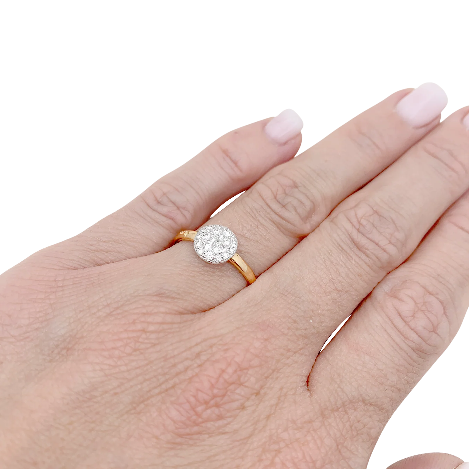 Bague Pomellato "Sabbia" or, diamants. - Image 6
