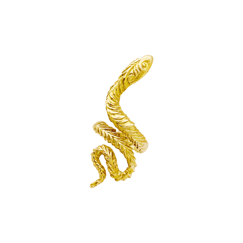 Bague "Serpent", or jaune.