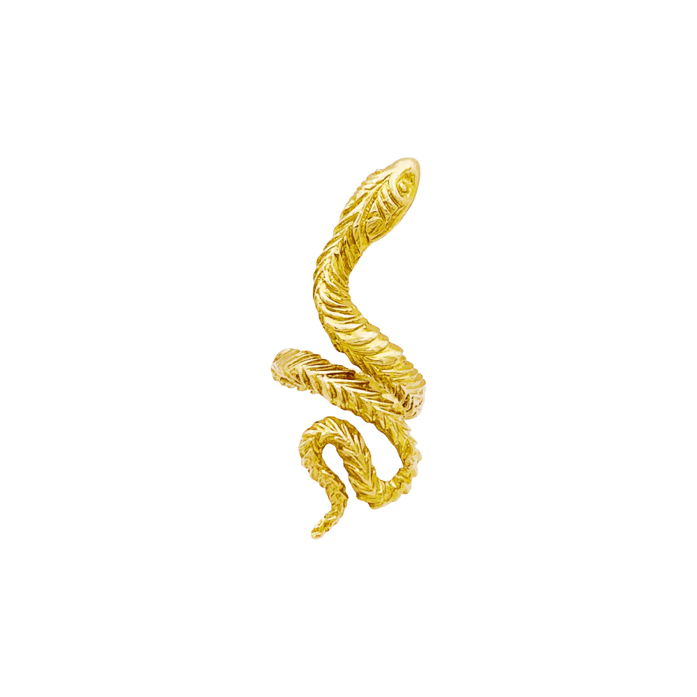 Bague "Serpent", or jaune. - Image 2