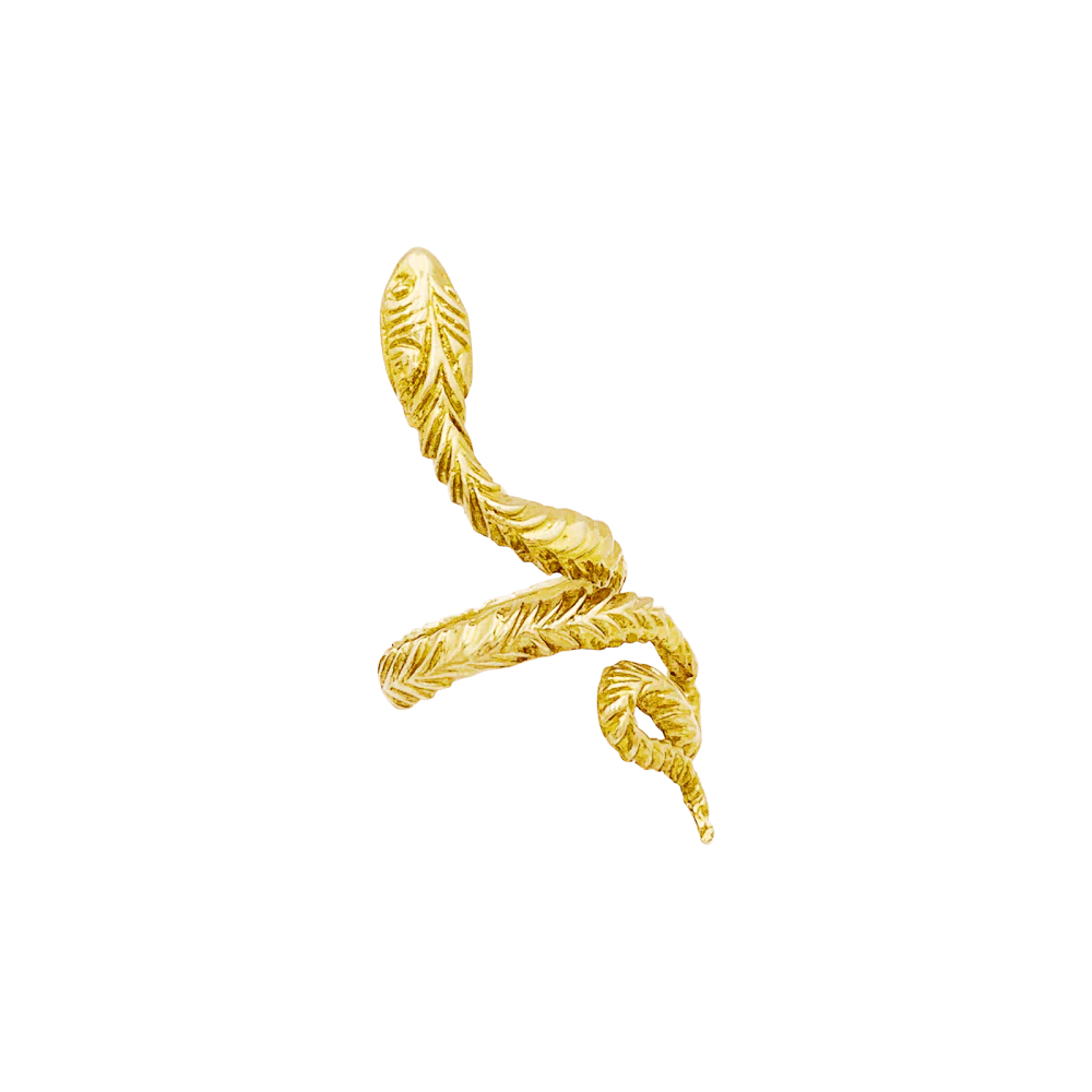Bague "Serpent", or jaune. - Image 3