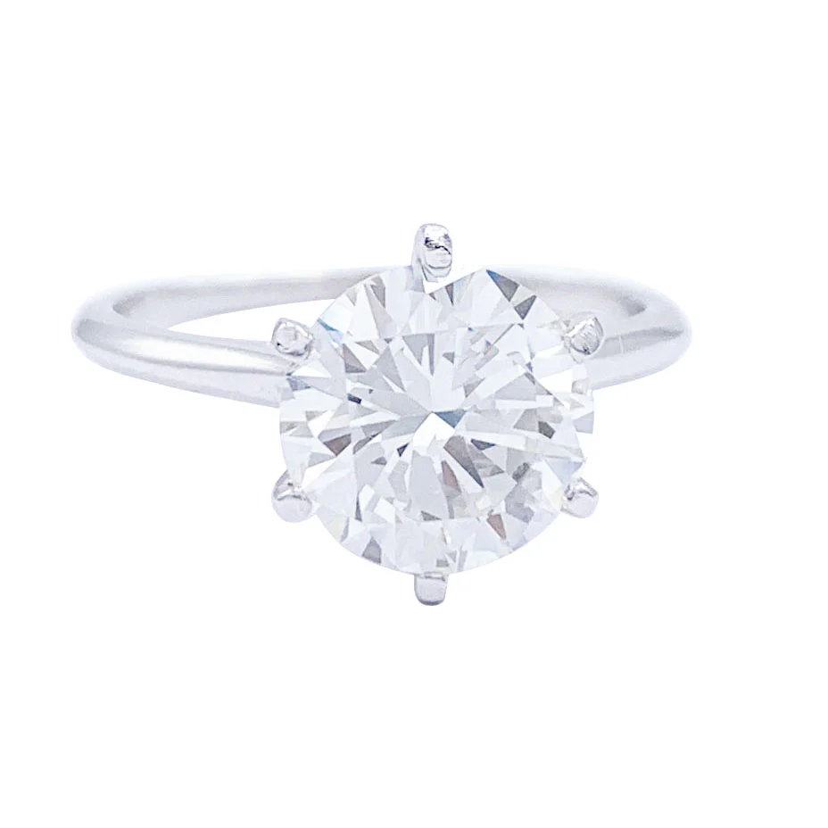 Bague solitaire diamant. - Image 2