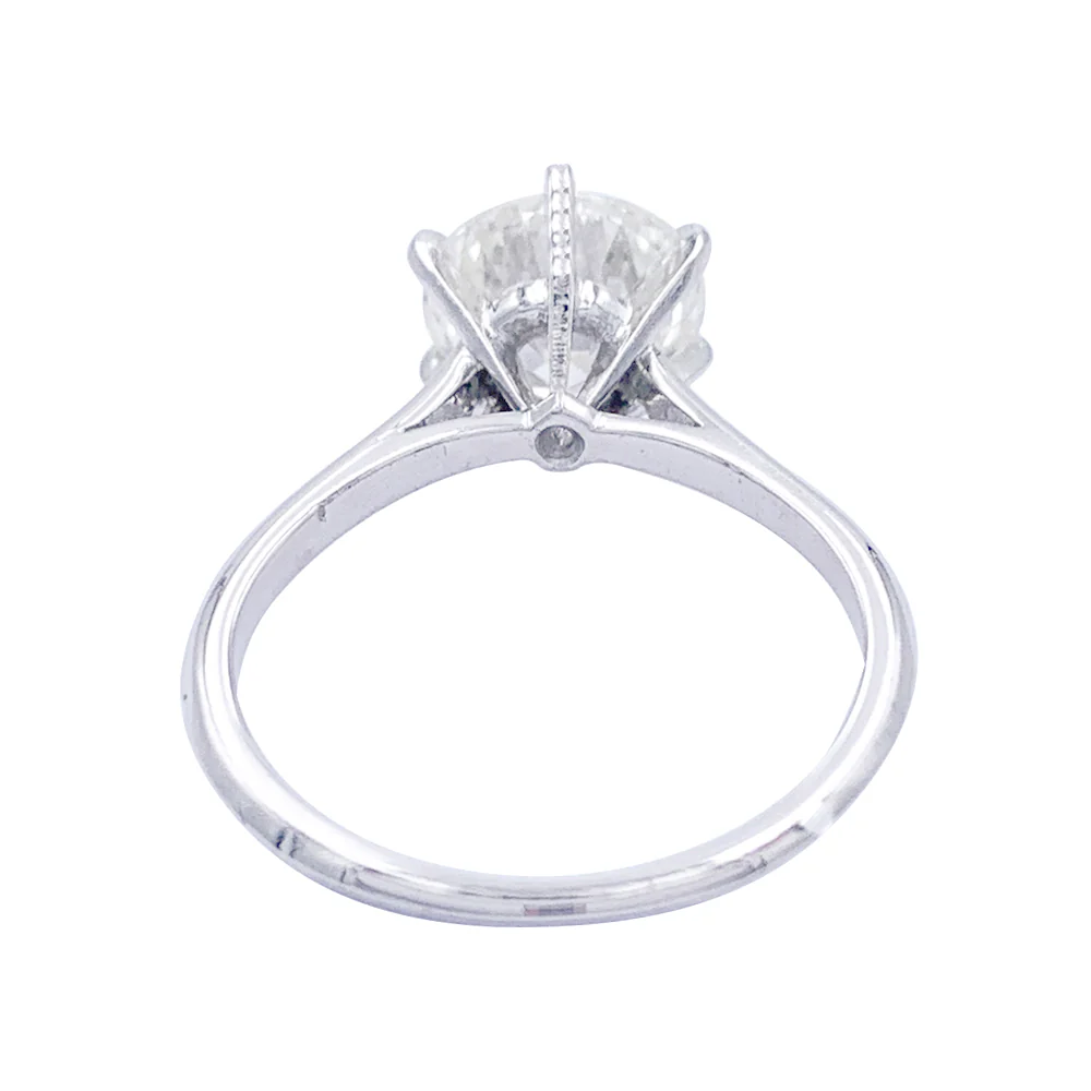 Bague solitaire diamant. - Image 5