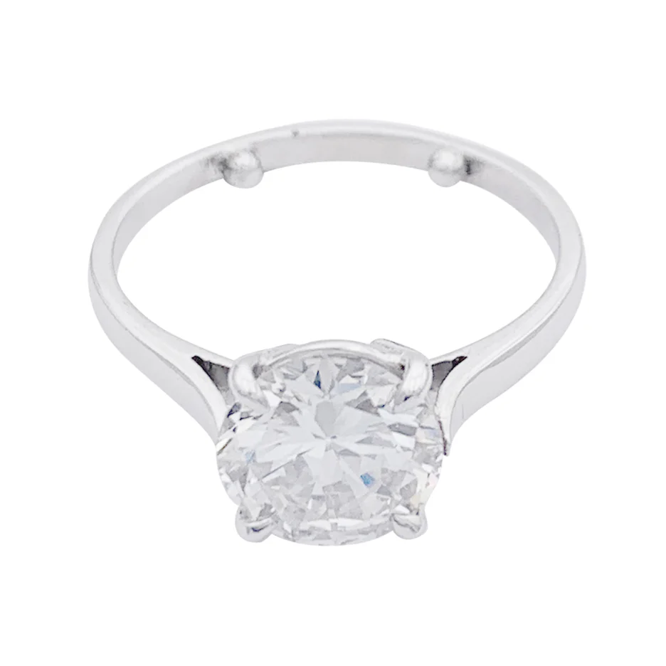 Bague solitaire diamant. - Image 3