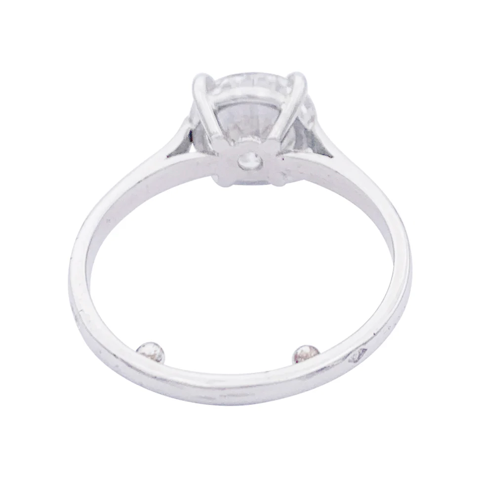 Bague solitaire diamant. - Image 6